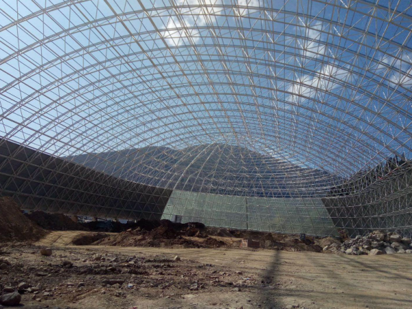 双鸭山干煤棚网架加工案例